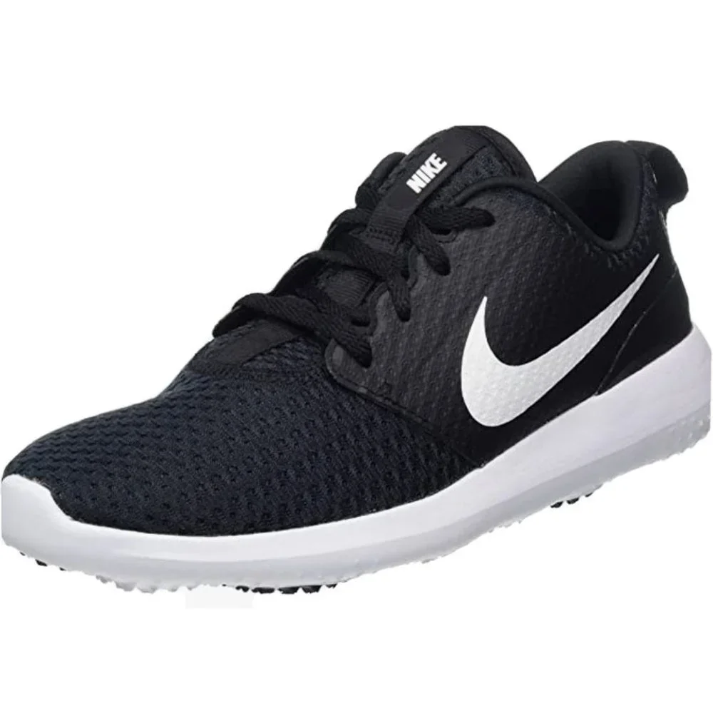 Nike Roshe G Spikeless Golf Shoes White Black CD6066-001 SIZE 10.5
